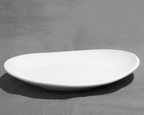 PRATO OVAL 29x25CMCM BRANCO GRES